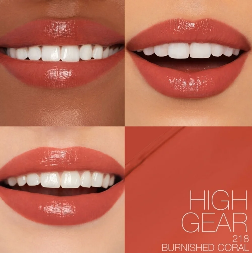 NARS Afterglow Sensual Shine Lipstick: High Gear (218 Burnished Coral), FS, NIB